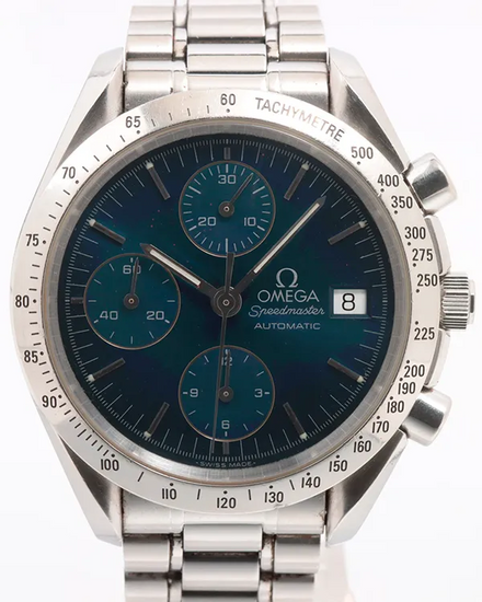 Omega Speedmaster Date 39MM Blue Dial Steel Bracelet (3511.80.00)