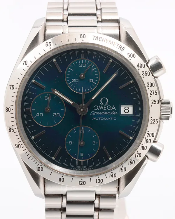 Omega Speedmaster Date 38MM Blue Dial Steel Bracelet (3511.80.00)