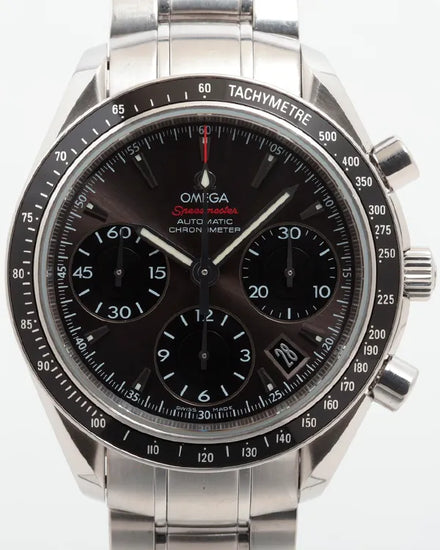 Omega Speedmaster Date 40MM Grey Dial Steel Bracelet (323.30.40.40.06.001)