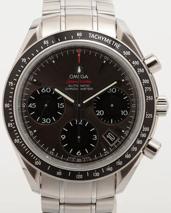 Omega Speedmaster Date 40MM Grey Dial Steel Bracelet (323.30.40.40.06.001)
