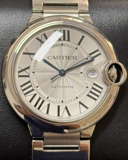 2021 Cartier Ballon Bleu De Cartier 42MM Silver Dial Steel Bracelet (WSBB0049)