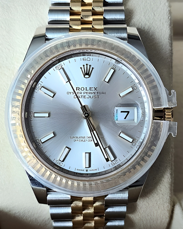 2022 Rolex Datejust 41MM Silver Dial Two-Tone Jubilee Bracelet (126333)