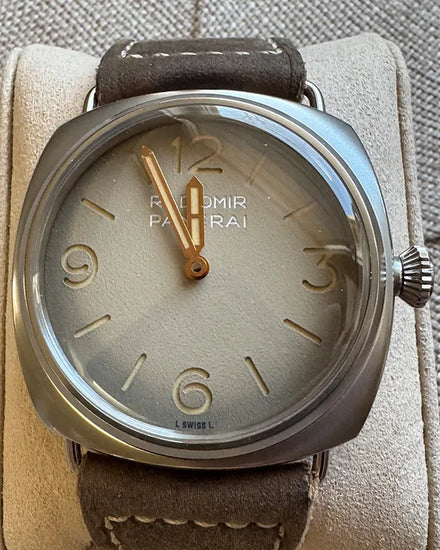 2023 Panerai Radiomir Tre Giorni 45MM Beige Dial Leather Strap (PAM01350)