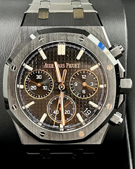 2023 Audemars Piguet Royal Oak 41MM Black Dial Ceramic Bracelet (26240CE.OO.1225CE.02)