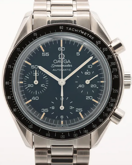 Omega Speedmaster Reduced 39MM Black Dial Steel Bracelet (3510.50.00)