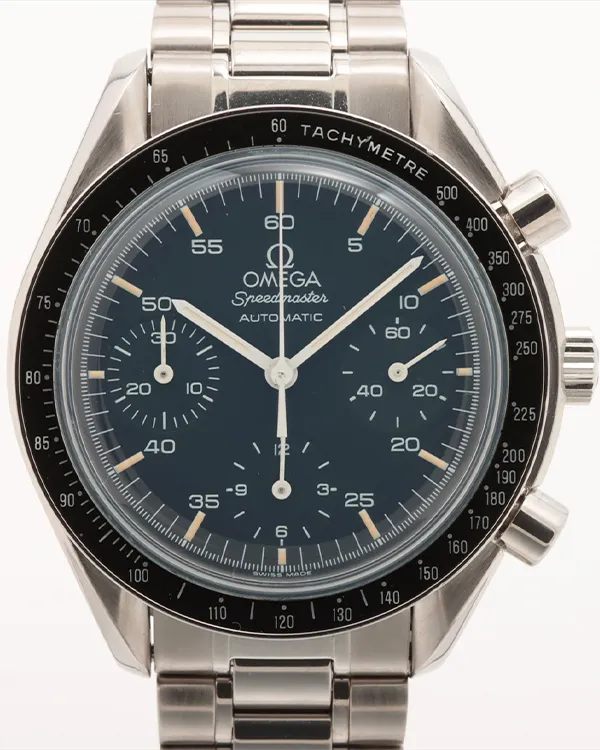 Omega Speedmaster Reduced 39MM Black Dial Steel Bracelet (3510.50.00)