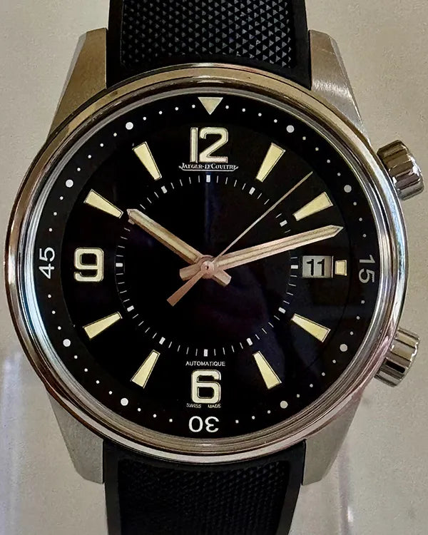 2021 Jaeger-LeCoultre Polaris 42MM Black Dial Rubber Strap (Q9068670)