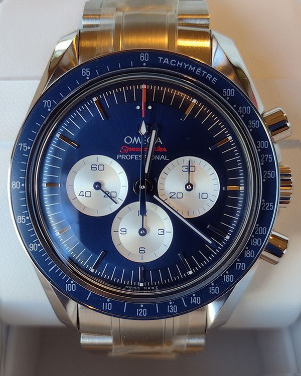 2021 Omega Speedmaster "Tokyo 2020 Olympic Games" L.E. 42MM Blue Dial Steel Bracelet (522.30.42.30.03.001)