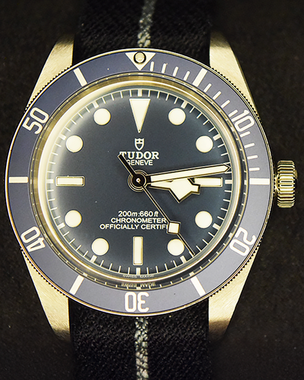 2021 Tudor Black Bay Fifty-Eight 39MM Blue Dial Textile Strap (79030B)