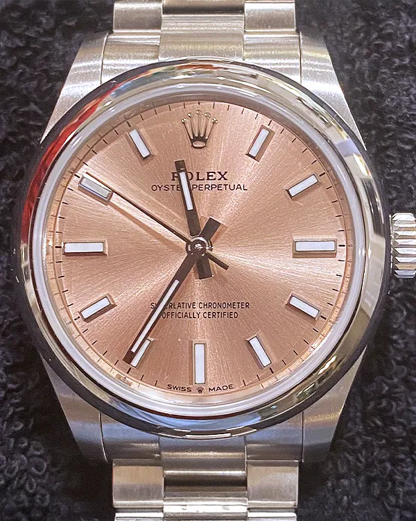 2025 Rolex Oyster Perpetual 31MM Pink Dial Oyster Bracelet  (277200)
