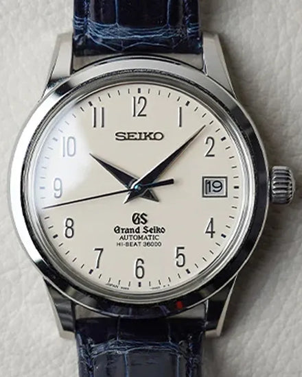 2015 Grand Seiko Heritage Collection 39.5MM White Dial Leather Strap (SBGH013)