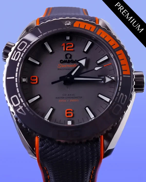 Omega Seamaster Planet Ocean 600M 43.5MM Grey Dial Rubber Strap (215.92.44.21.99.001)