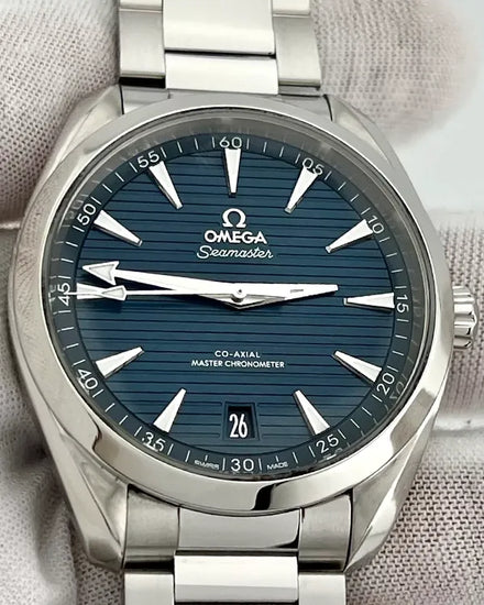2023 Omega Seamaster Aqua Terra 41MM Blue Dial Steel Bracelet (220.10.41.21.03.004)