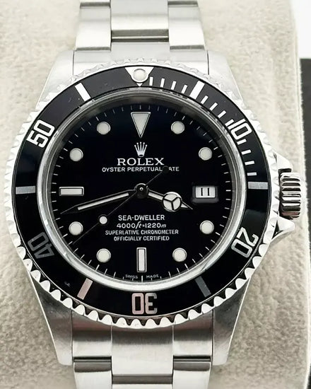 2007 (M Serial) Rolex Sea-Dweller 40MM Black Dial Oyster Bracelet (16600)