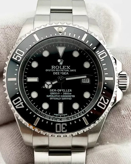 Rolex Sea-Dweller Deepsea 44MM Black Dial Oyster Bracelet (116660)