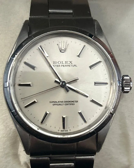 Rolex Oyster Perpetual 34MM Silver Dial Oyster Bracelet (1003)