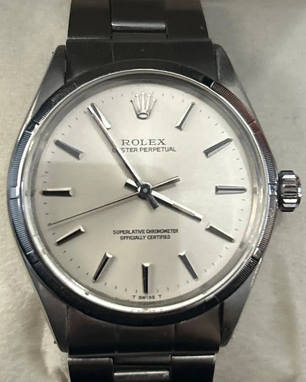 Rolex Oyster Perpetual 34MM Silver Dial Oyster Bracelet (1002)