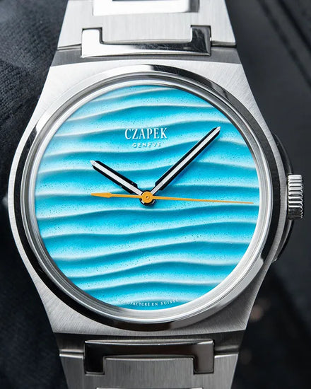 2023 Rare Czapek & Cie Antarctique P.04 Lanikai X Collective Horology L.E. 40.5MM Blue Dial Steel Bracelet (P.04 Lanikai)