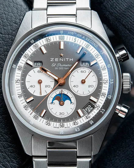 2024 Zenith Chronomaster Original Triple Calendar 38MM Grey Dial Steel Bracelet (03.3400.3610/39.M3200)