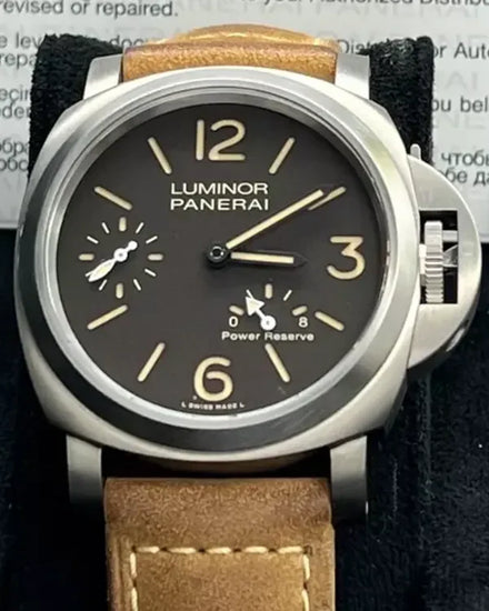 Panerai Luminor 8 Days 44MM Brown Dial Leather Strap (PAM00797)