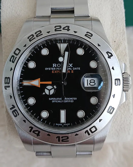 2018 Rolex Explorer II 42MM Black Dial Oyster Bracelet (216570)