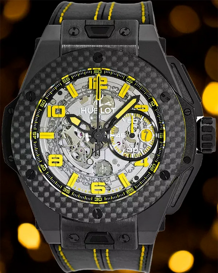 Hublot Big Bang Ferrari L.E. 45MM Skeleton Dial Rubber/Leather Strap (401.CQ.0129.VR)