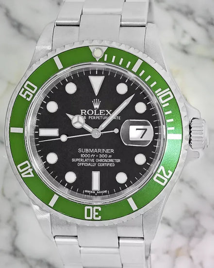 Rolex Submariner Date "Kermit" 40MM Black Dial Oyster Bracelet (16610T)