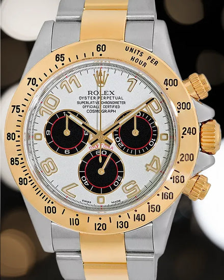 Rolex Cosmograph Daytona 40MM White Dial Two-Tone Bracelet (116523)