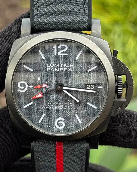 Panerai Luminor Luna Rossa L.E. 44MM Grey Dial Textile/Rubber Strap (PAM01036)