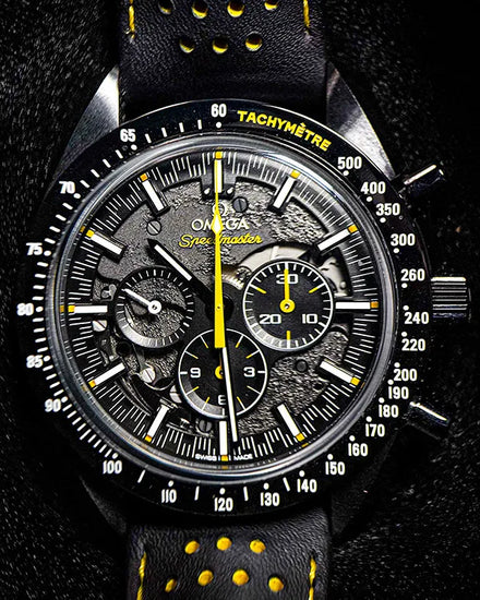 2023 Omega Speedmaster Dark Side Of The Moon "Apollo 8" 44.25MM Skeleton Dial Leather Strap (311.92.44.30.01.001)
