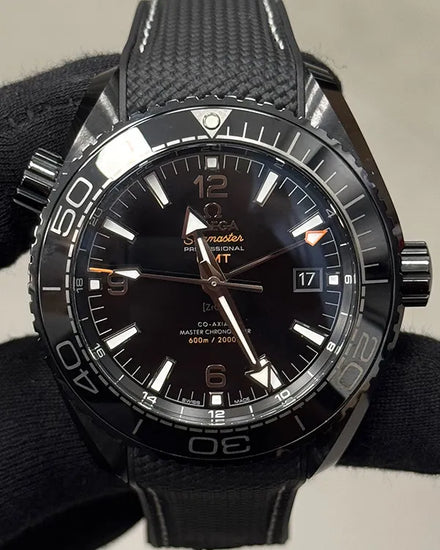 2022 Omega Seamaster Planet Ocean 600M "Deep Black" 45.5MM Black Dial Rubber Strap (215.92.46.22.01.001)
