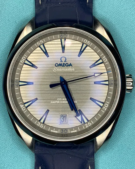 Omega Seamaster Aqua Terra 150M 41MM Grey Dial Leather Strap (220.13.41.21.06.001)