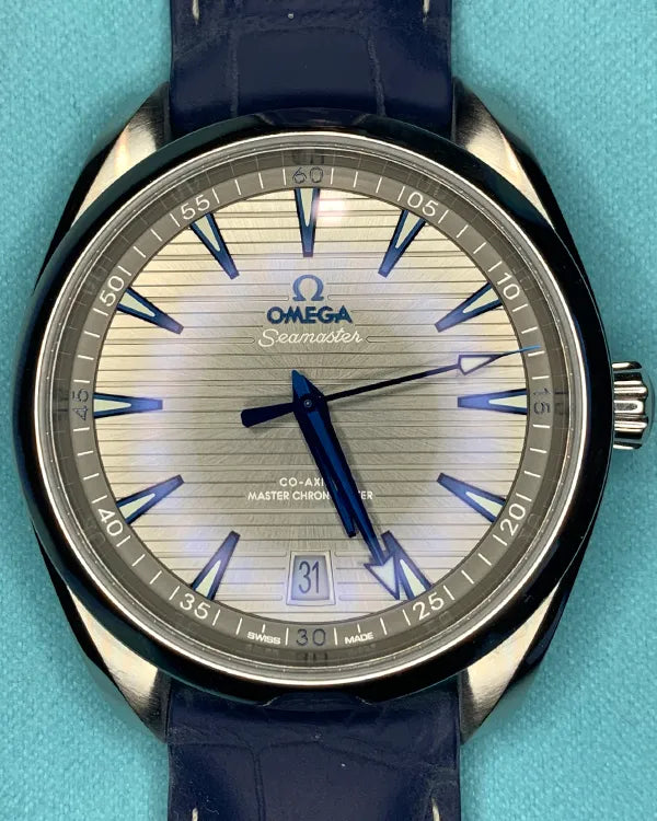 Omega Seamaster Aqua Terra 150M 41MM Grey Dial Leather Strap (220.13.41.21.06.001)