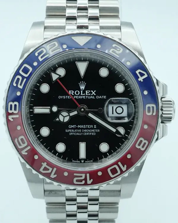 2025 Rolex GMT-Master II "Pepsi" 40MM Black Dial Jubilee Bracelet (126710BLRO)