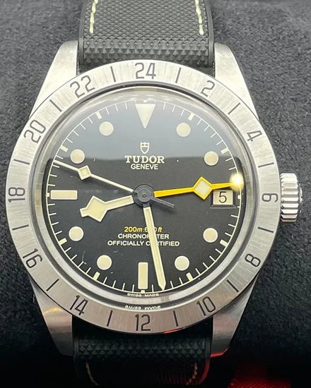 2023 Tudor Black Bay Pro 39MM Black Dial Rubber Strap (79470)
