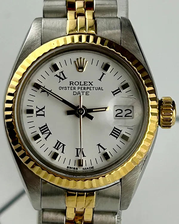 1984 Rolex Lady-Datejust 26MM White Dial Two-Tone Jubilee Bracelet (6917)