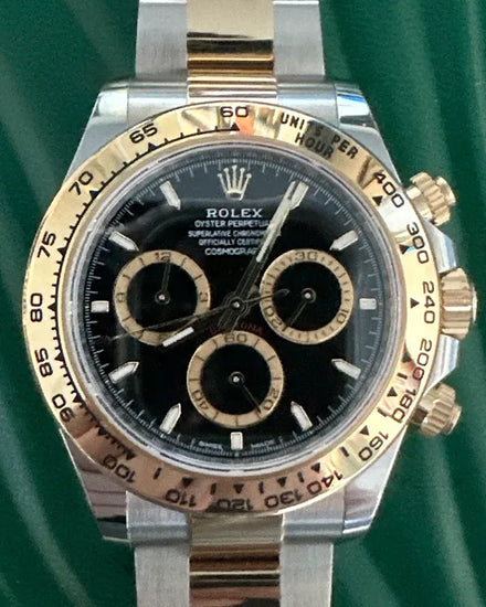 2025 Rolex Cosmograph Daytona 40MM Black Dial Two-Tone Oyster Bracelet (126503)