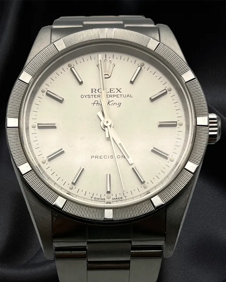 Rolex Air-King 34MM Silver Dial Oyster Bracelet (14010)