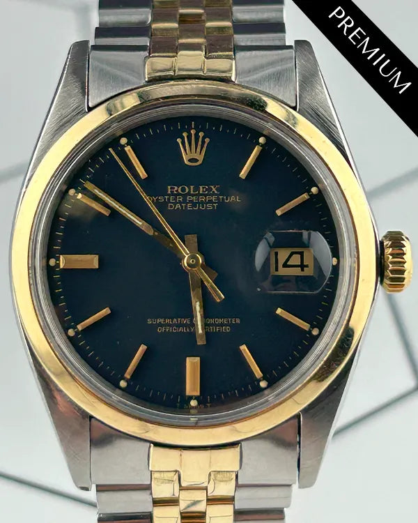 Rolex Datejust 36MM Black Dial Two-Tone Jubilee Bracelet (1600)