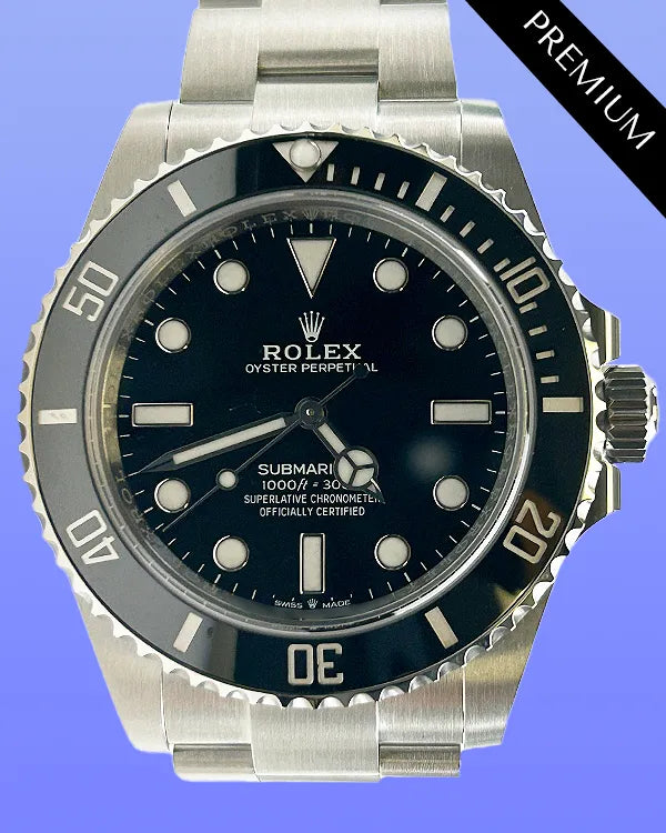 2025 Rolex Submariner No Date 41MM Black Dial Oyster Bracelet (124060)
