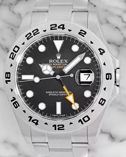2019 Rolex Explorer II 42MM Black Dial Oyster Bracelet (216570)