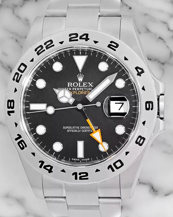 Rolex Explorer II 42MM Black Dial Oyster Bracelet (216570)