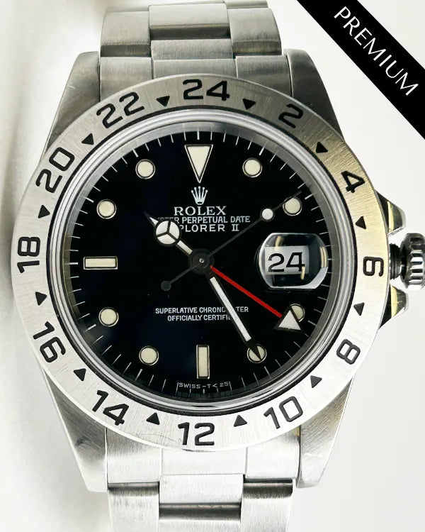 1994 Rolex Explorer II 40MM Black Dial Oyster Bracelet (16570)