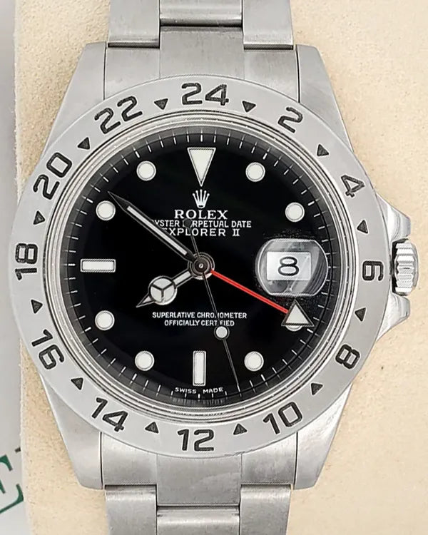 2004 Rolex Explorer II 40MM Black Dial Oyster Bracelet (16570)