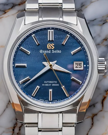 2021 Grand Seiko Heritage Collection "SHŪBUN" 40MM Blue Dial Steel Bracelet (SBGH273)