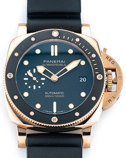 2021 Panerai Luminor Submersible L.E. 42MM Black Dial Rubber Strap (PAM01164)