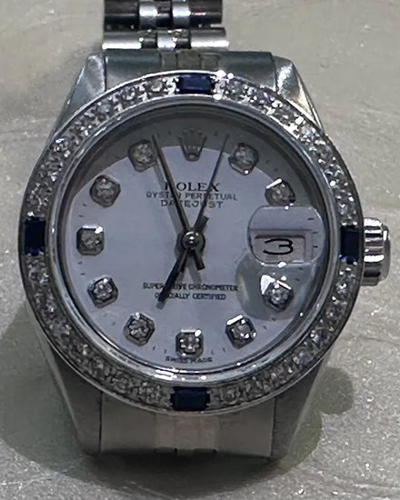 Rolex Lady-Datejust 26MM Aftermarket White Dial Aftermarket Jubilee Bracelet (6917)