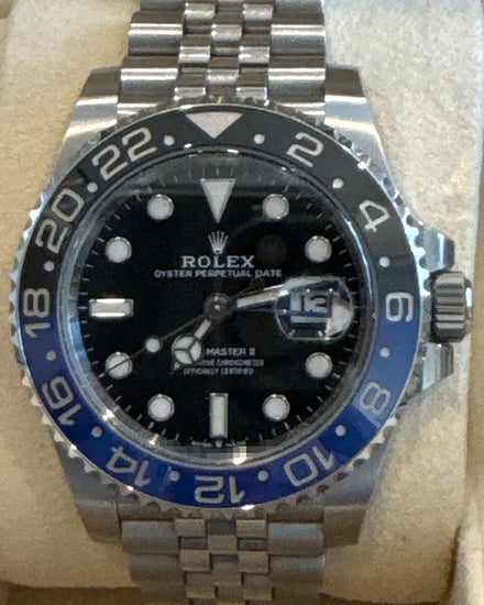 2020 Rolex GMT-Master II "Batgirl" 40MM Black Dial Jubilee Bracelet (126710BLNR)