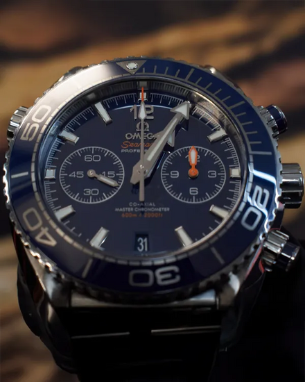 2017 Omega Seamaster Planet Ocean 600M 45.5MM Blue Dial Steel Bracelet (215.30.46.51.03.001)