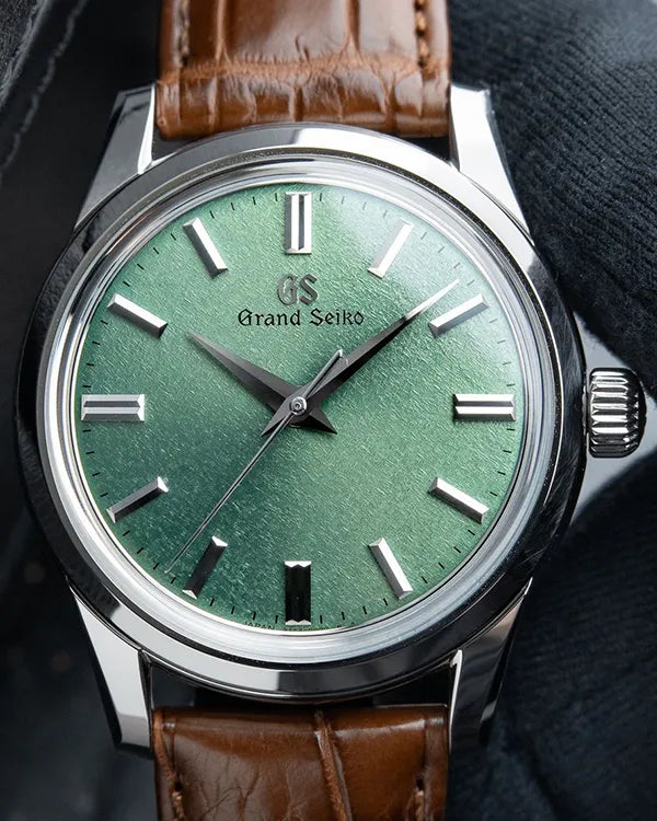 2021 Grand Seiko Elegance Collection "Genbi Valley USA" L.E. 37.3MM Green Dial Leather Strap (SBGW277)